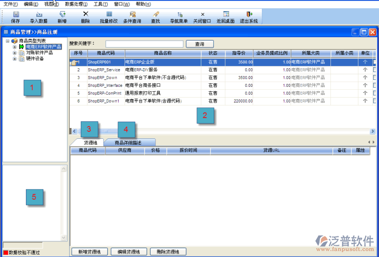 新增商品、刪除商品
