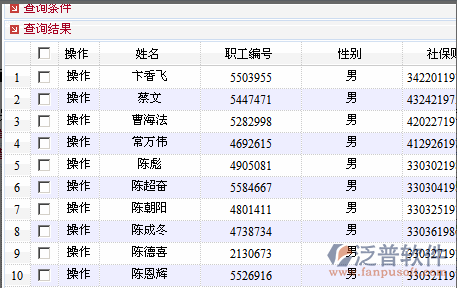 行政管理人員管理、社保管理