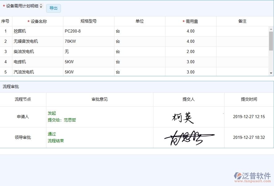 三、泛普軟件-弱電工程管理系統(tǒng)中設(shè)備需用計劃管理的注意事項
