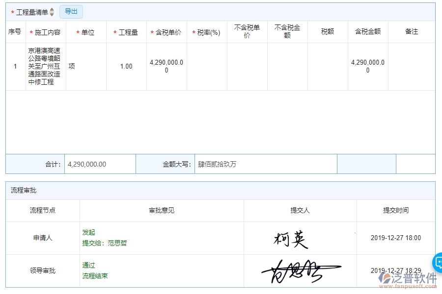 三、泛普軟件-公路工程分包合同列表管理系統(tǒng)為企業(yè)帶來的價值