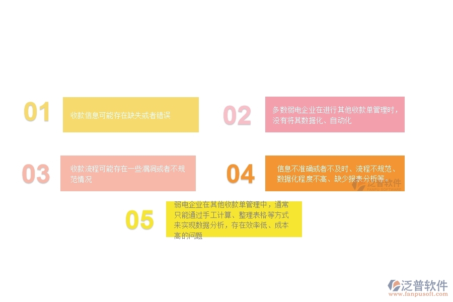 一、多數(shù)弱電企業(yè)在其他收款單列表管理中存在的問題