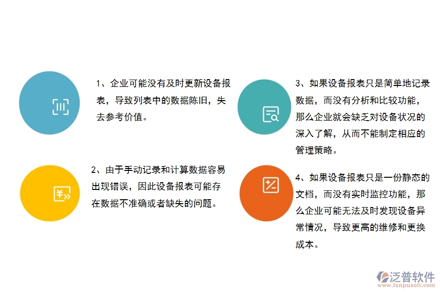 公路工程企業(yè)在設(shè)備報(bào)表過(guò)程中存在的問(wèn)題有哪些