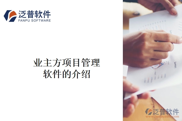 業(yè)主方項目管理軟件的介紹