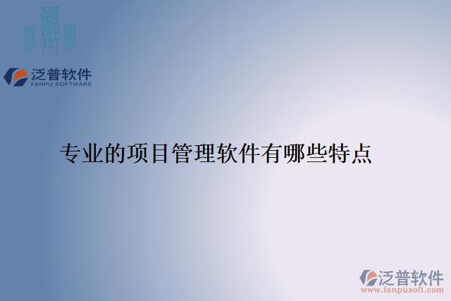 專業(yè)的項目管理軟件有哪些特點(diǎn)