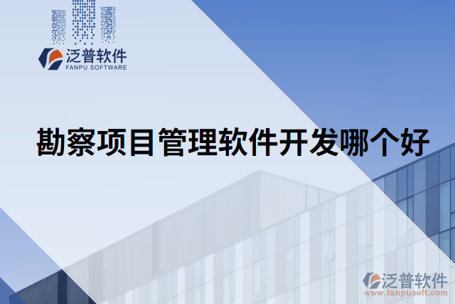 勘察項(xiàng)目管理軟件開發(fā)哪個(gè)好