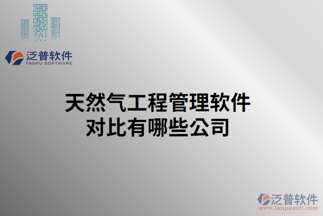 天然氣工程管理軟件對比有哪些公司