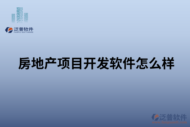 房地產(chǎn)項(xiàng)目開發(fā)軟件怎么樣