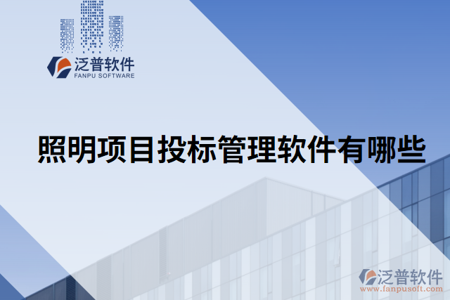 照明項目投標(biāo)管理軟件有哪些