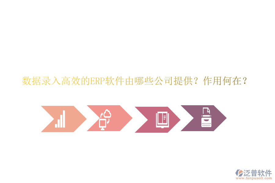 數據錄入高效的ERP軟件由哪些公司提供？作用何在？