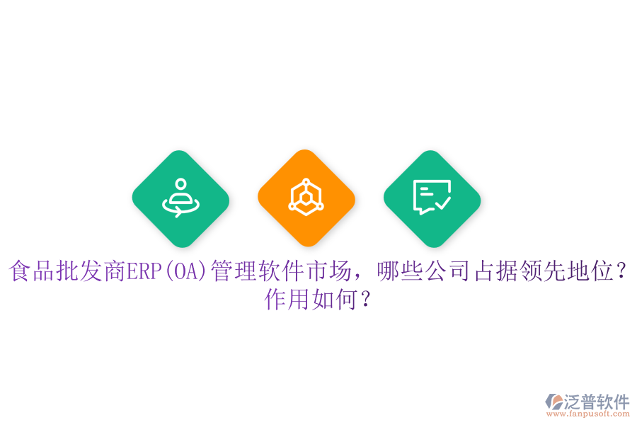 食品批發(fā)商ERP(OA)管理軟件市場(chǎng)，哪些公司占據(jù)領(lǐng)先地位？作用如何？