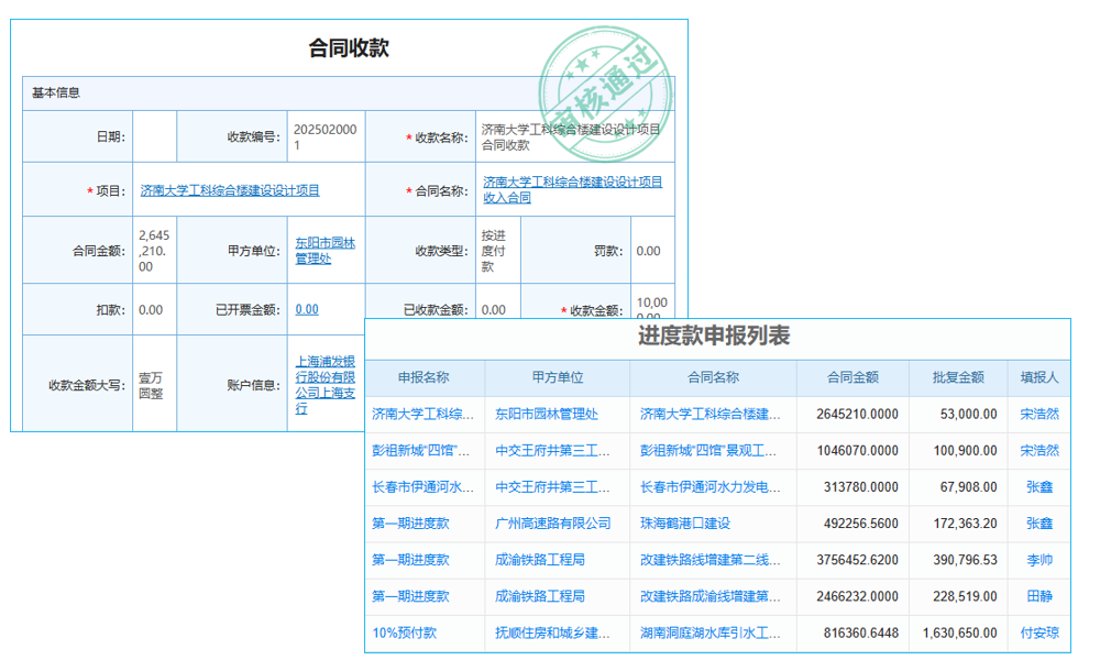 家裝施工項目行業(yè)工程項目管理系統(tǒng) 提升團隊財務處理能力