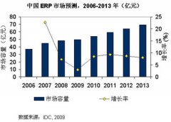 ERP在我國發(fā)展的市場容量預(yù)測與發(fā)展分析